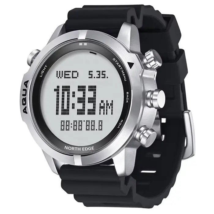 Montre Intelligente Numérique pour Plongée Sous-Marine, Modèle avec Altimètre, Baromètre, Boussole,
