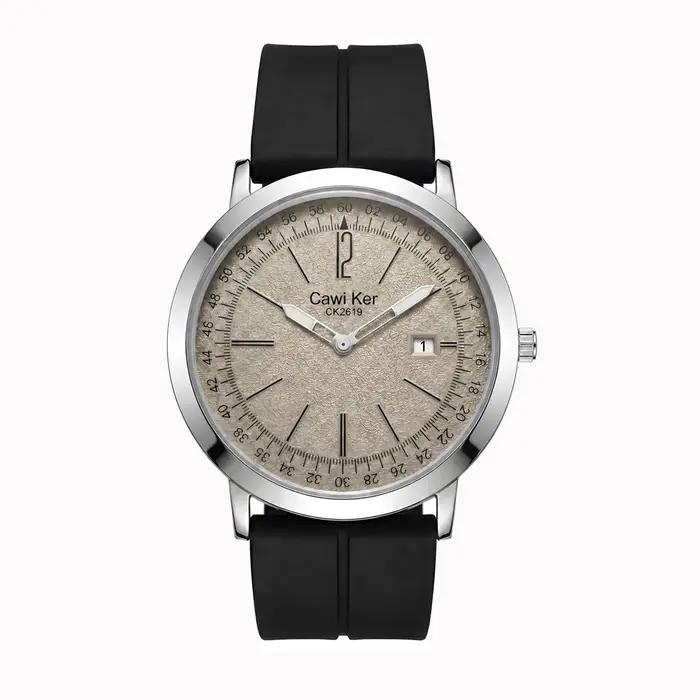 CAWIKER montre à quartz originale à mouvement suisse, style UFO, montre ultra-mince à la mode pour h