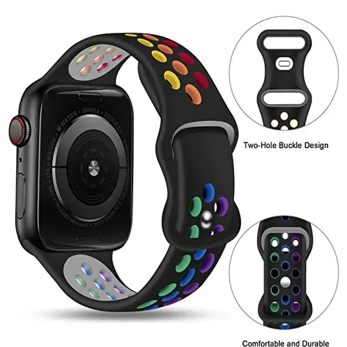 Bracelet dehors en Silicone pour Apple Watch