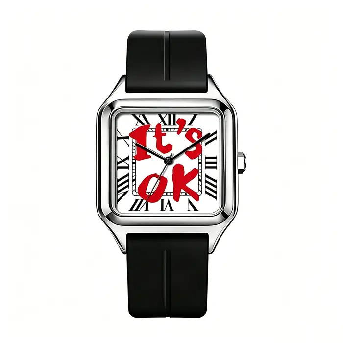 Montre carrée de luxe pour homme