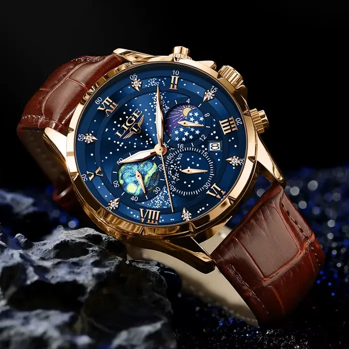 Montres créatives pour hommes LIGE
