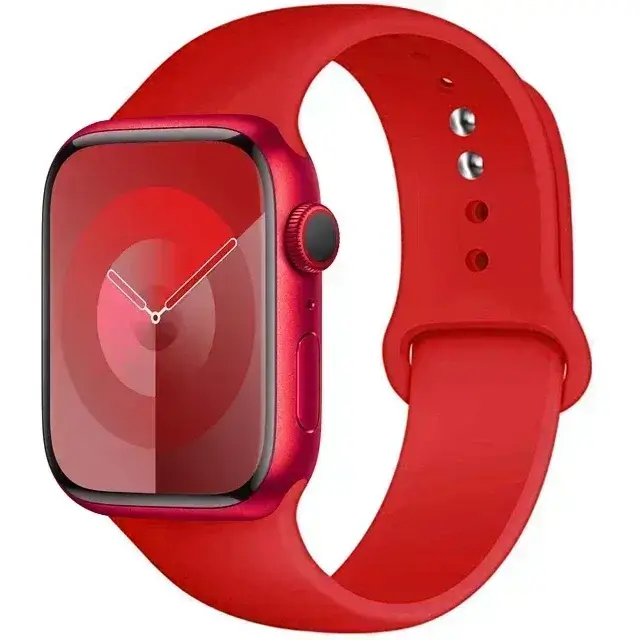 Bracelet sport en silicone pour Apple Watch, 44mm, 45mm, 40mm, 41mm, 42-38mm, 45mm, iWatch Series 8,