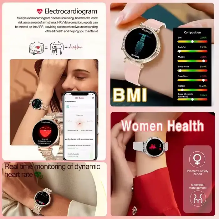 Montre connectée intelligente pour femmes