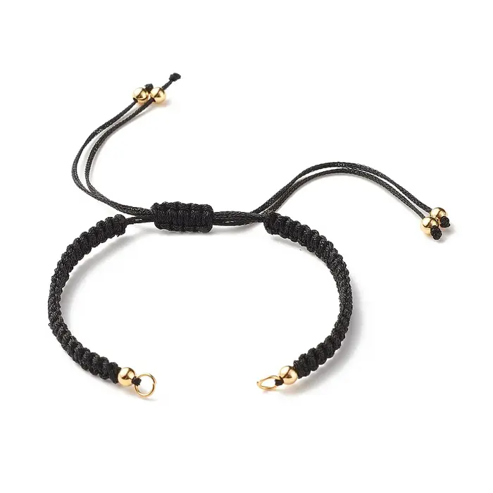 Kit de bracelets en cordon tressé en polyester réglable PandaHall