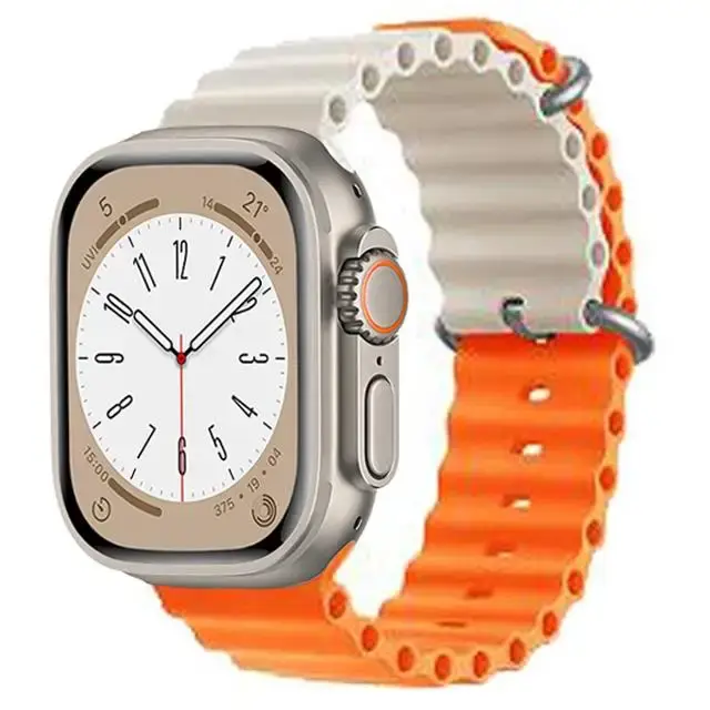 Bracelet Ocean pour Apple Watch Band Ultra 3 2 49mm 44mm 40mm 45mm 41mm 46mm