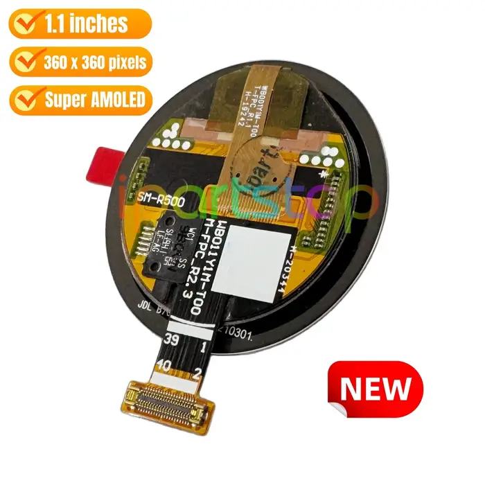 Écran tactile LCD Super AMOLED de remplacement iParts pour Samsung Galaxy Watch Active SM-R500, pièces de réparation OEM