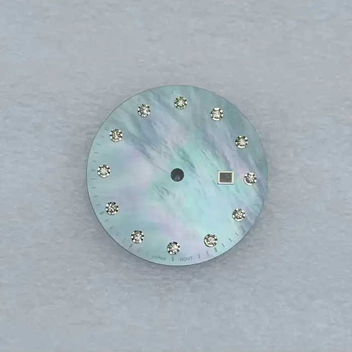 Cadran de montre nacré sans logo 25