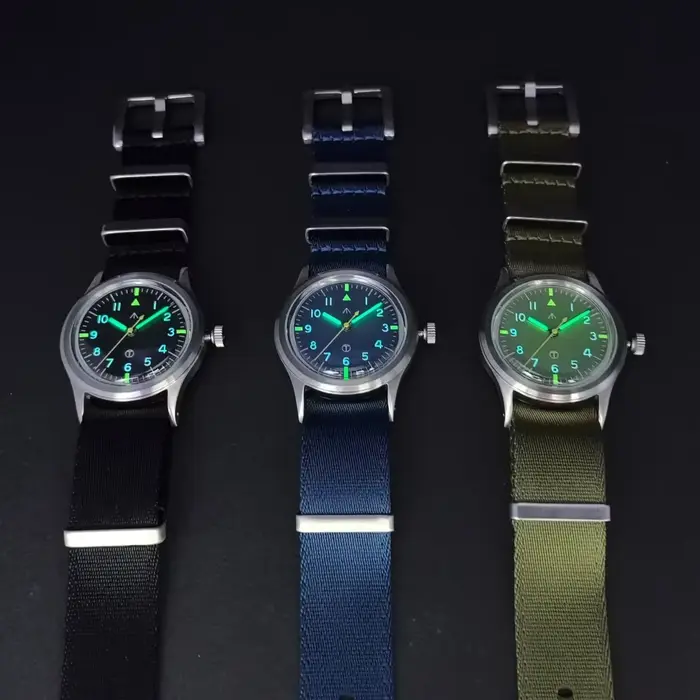 MILITREK 2025 hommes montre à Quartz VH31 36mm champ militaire