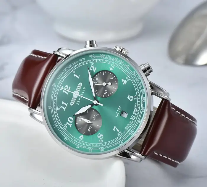 Nouvelle montre Zeppelin tendance, série Hindenburg, mouvement à quartz, montre pour homme, style ré