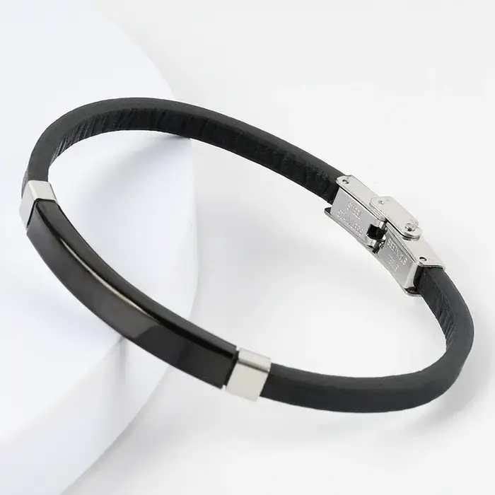 Chimman-Bracelets en cuir pour hommes