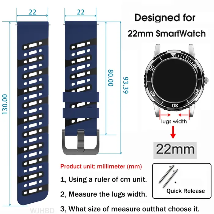 Bracelet de remplacement pour Amazfit Balance 3 2 Ultra/Cheetah 2 Ultra 48mm/Bip 6 5 Max/GTR 47mm 4/2/3 Pro