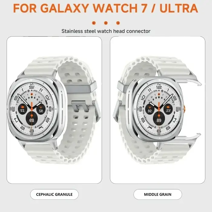 1 paire d'adaptateurs à ajustement rapide pour Samsung Galaxy Watch 7 Ultra 47