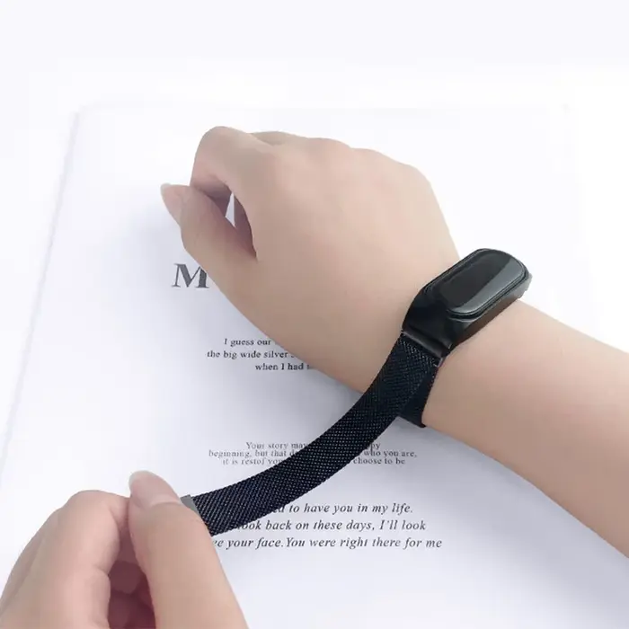 Bracelet à boucle milanaise pour Xiaomi Mi Band 8 7 10