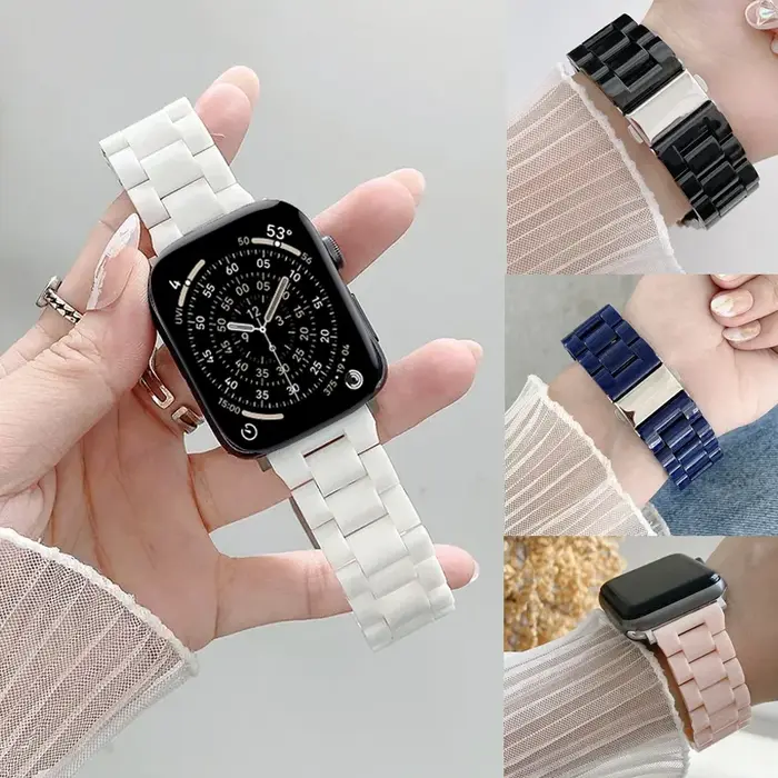 Bracelet bonbon pour apple watch 10 bandes 42MM/46MM ultra 3 49mm 44mm 40mm 41mm 45mm lien femmes