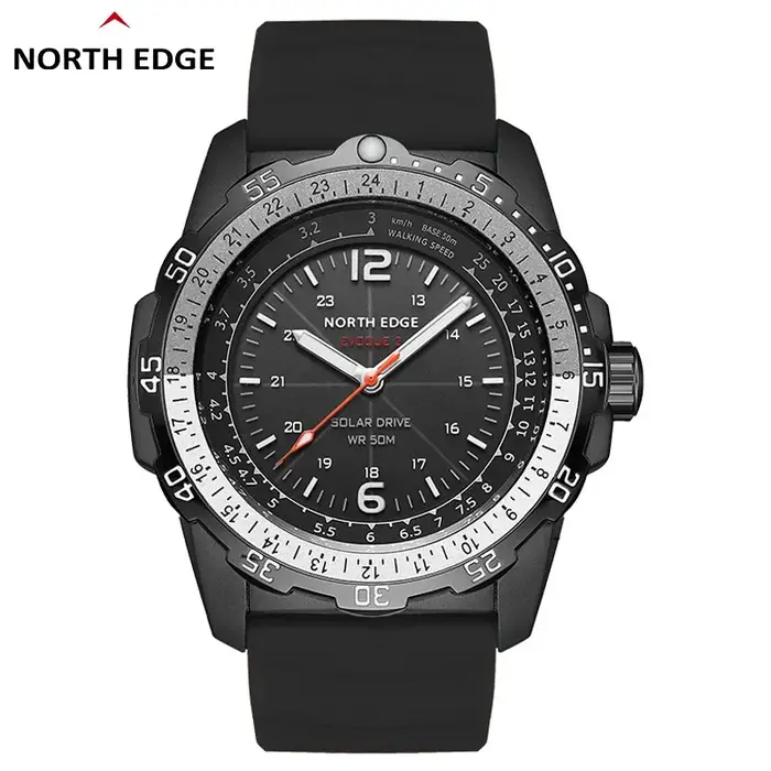NORTH EDGE EVOQUE2 Montre numérique militaire pour homme, étanche 50M, montre de sport pour homme, é