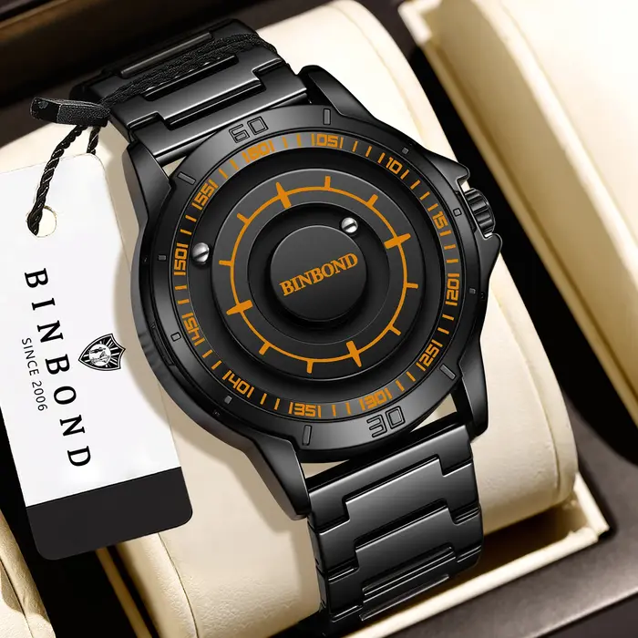 Montres-bracelets en quartz BINBOND pour hommes, montre de luxe étanche pour hommes, Reloj Hombre Para Montres Hommes Original Luxe Festina
