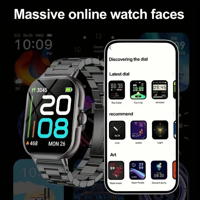 Montre connectée, écran tactile de 2
