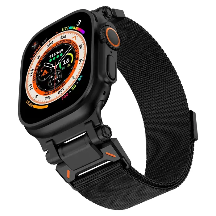 Bracelet milanais magnétique pour Apple Watch Ultra 3 49mm