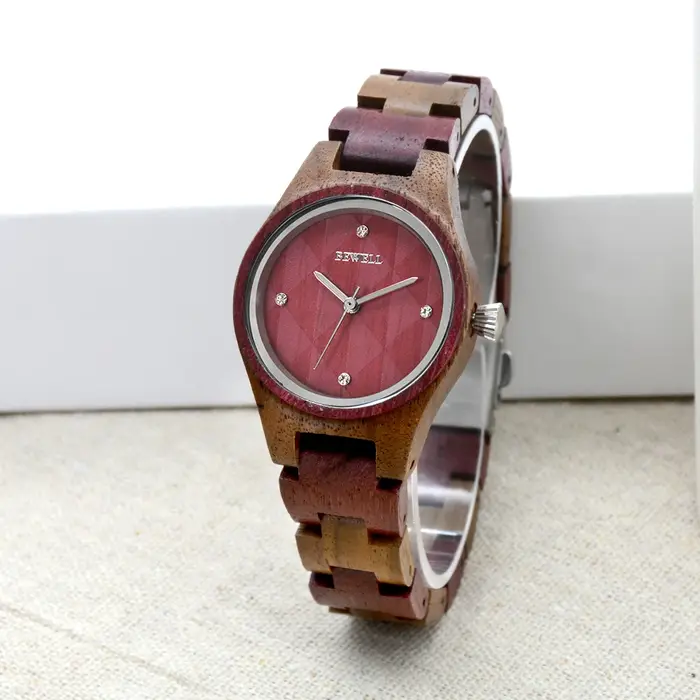 Montre en bois, montre-bracelet pour homme, montre à quartz analogique légère et élégante, montre élégante pour homme, parfaite pour toutes les occasions