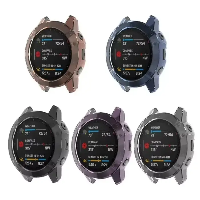 Étui de protection pour Garmin Fenix 7 7S 7X Pro Solar 6 6S 6X Pro