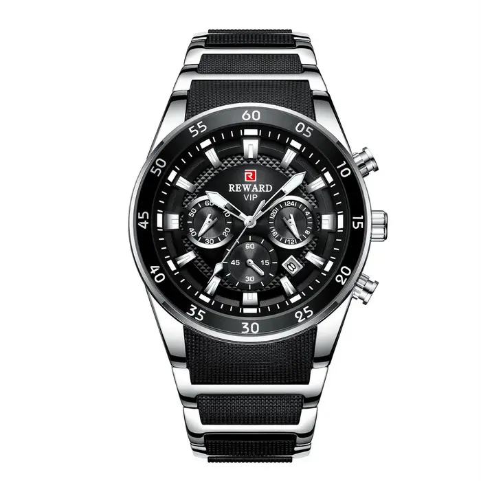Récompense grand cadran hommes montres haut de gamme marque Sport montre étanche hommes chronographe