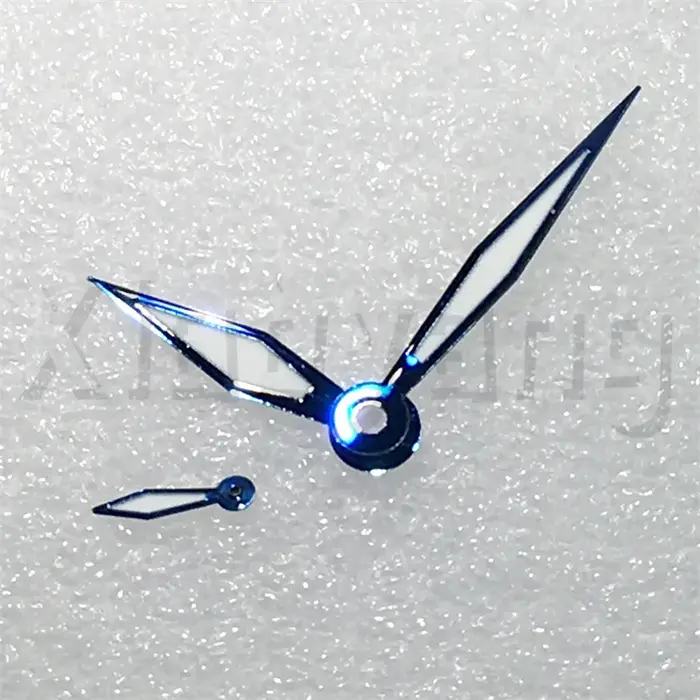 Aiguilles de montre vert lumineux noir or Rose or bleu main adaptée ETA 6497 6498 ST3600 3620 mouvement
