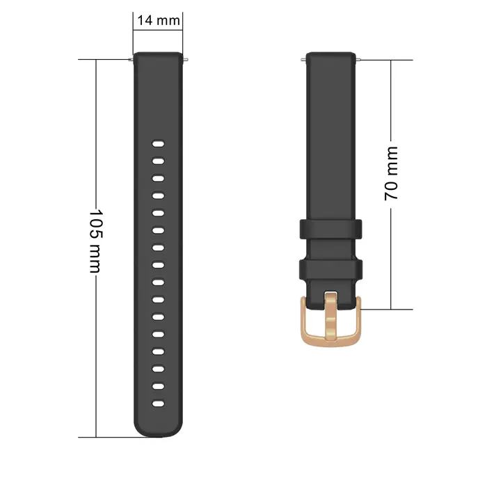 Bracelet en silicone pour Garmin Lily 2
