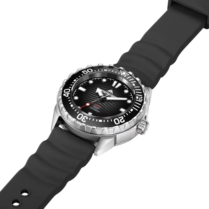 Nouvelle montre de plongée solaire NORTH EDGE 2026 TRITON pour hommes