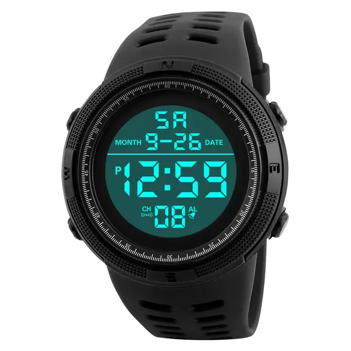 Montre numérique pour hommes montre-bracelet de Sport militaire multifonction étanche montres de Spo