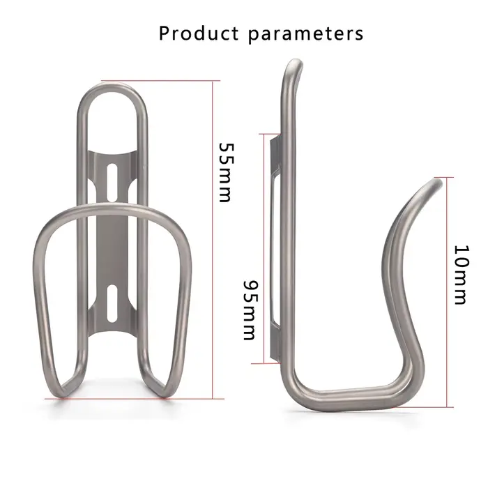 Porte-bouteille de vélo en titane ultraléger porte-bouteille vtt support de bouteille de vélo de rou