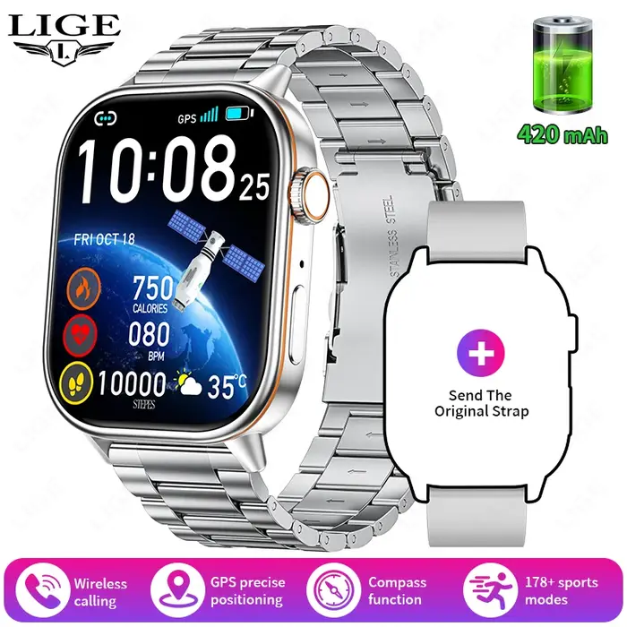 Montre connectée GPS LIGE pour femmes
