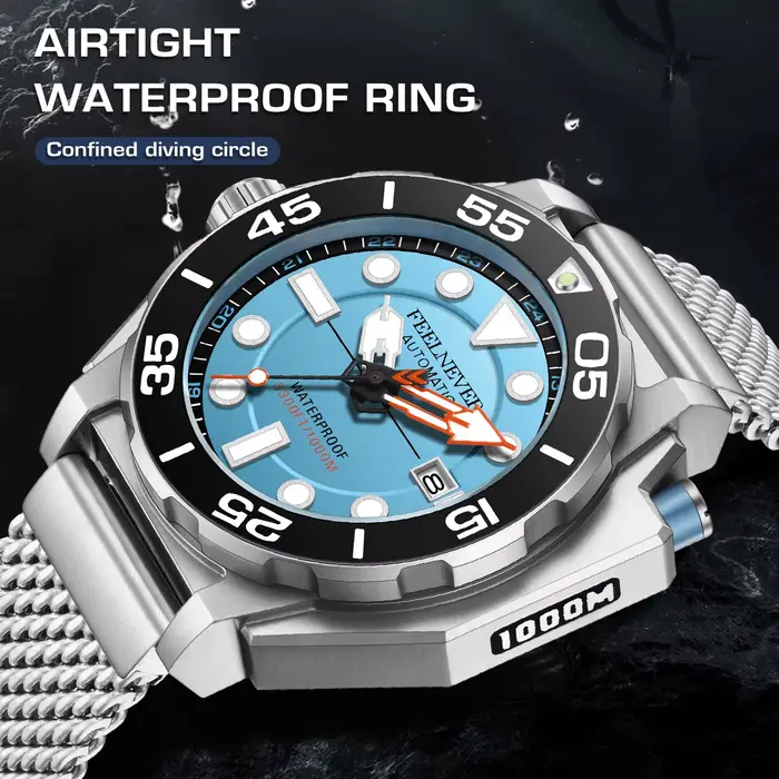 Nouvelle marque de luxe hommes montre 1000m étanche BGW9 Super lumineux relogios masculinos montres mécaniques