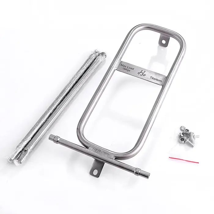 Porte-bagages arrière en alliage d'aluminium ultra léger pour vélo