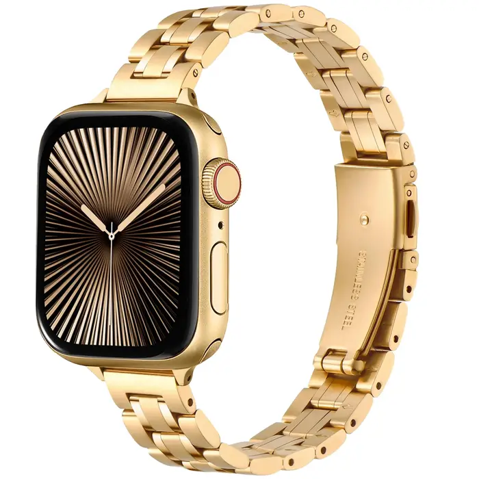 Bracelet de montre fin en acier inoxydable pour femmes