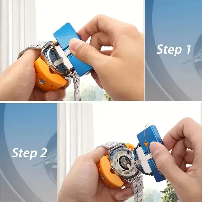 Kit d'outils de réparation 3-en-1 : Outil de retrait du fond de montre