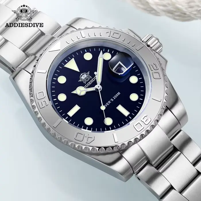 ADDIESDIVE luxueux montre à Quartz analogique pour hommes BGW9 lumineux 20 barres étanche