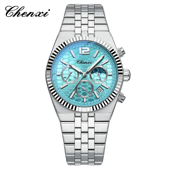 CHENXI Original hommes montre à Quartz étanche affaires chronographe homme montre-bracelet lumineux mode bracelet en