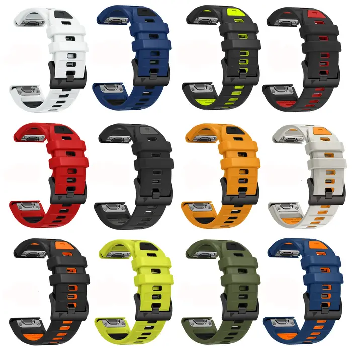 Fenix7-Bracelet de montre en silicone QuickFit