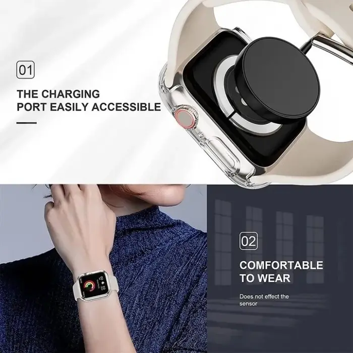 Coque creuse pour Apple Watch série 11 10 9 8 7 6 5 4 SE Ultra 3 2