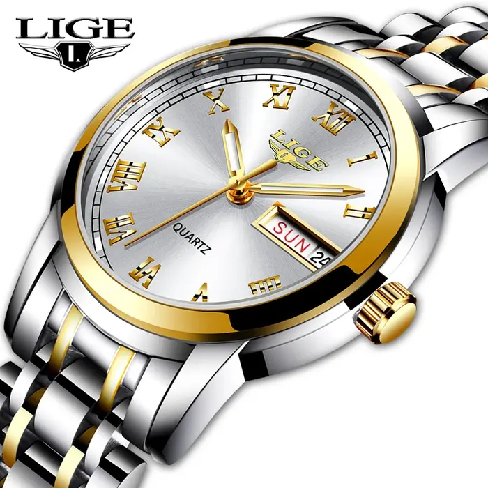 LIGE Top marque de luxe femmes montre mode créative