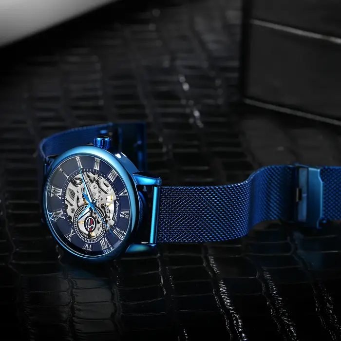 Forsining – montre squelette mécanique étanche 3ATM pour hommes