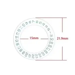 8205 8215 calendrier de mouvement de montre pour 2813