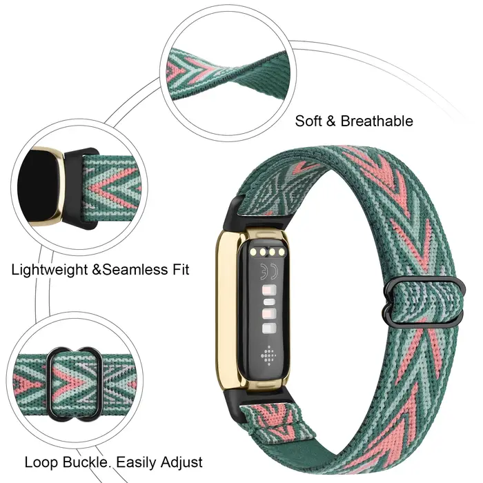 Bracelet de montre élastique pour Fitbit Luxe