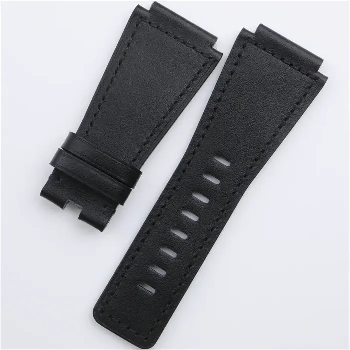 Bracelet de montre en cuir de veau de qualité supérieure 24mm