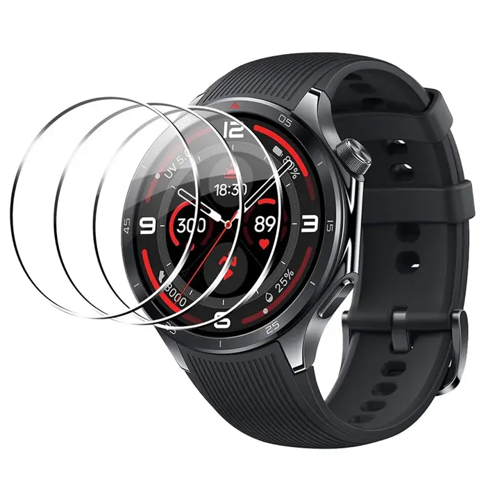 Protecteur d'écran pour OnePlus Watch 3, 1 à 5 pièces, Film de protection en verre trempé anti-rayur