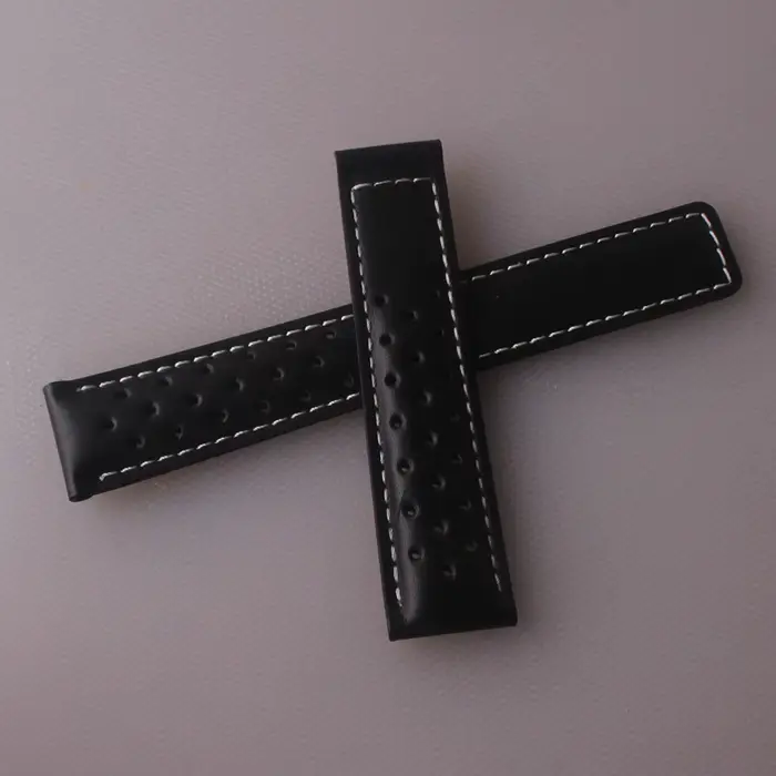 Bracelet de montre en cuir véritable