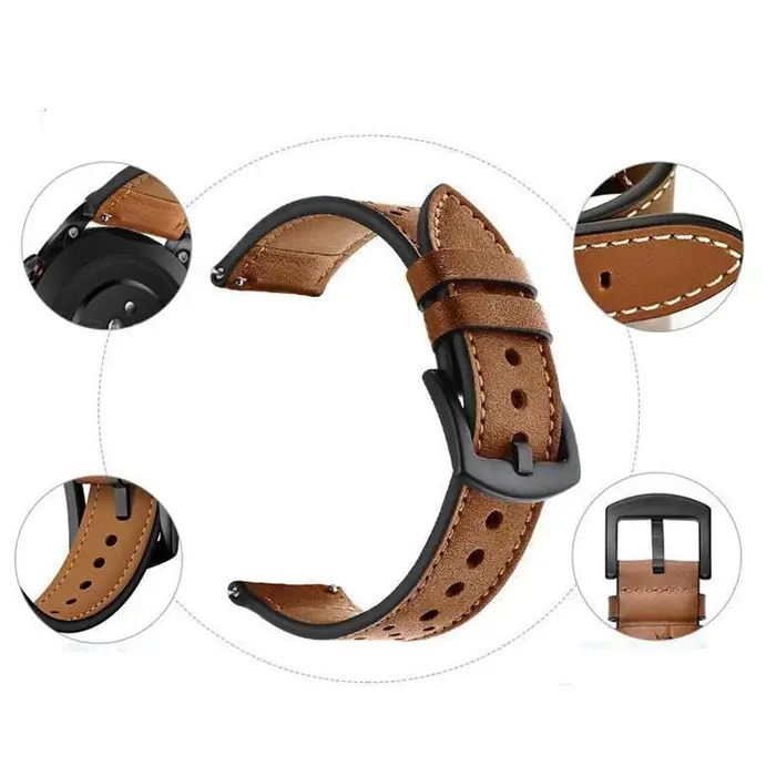 Bracelet en cuir pour Garmin Venu 3 2 Plus SQ SQ2