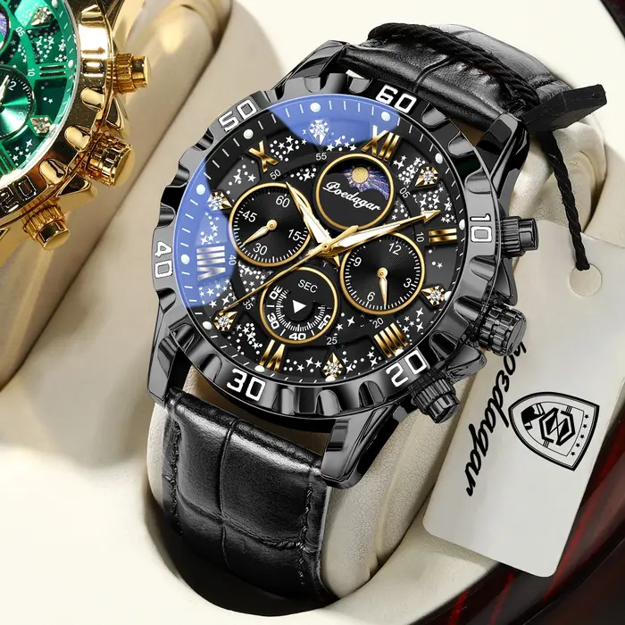 Montre homme POEDAGAR, haut de gamme