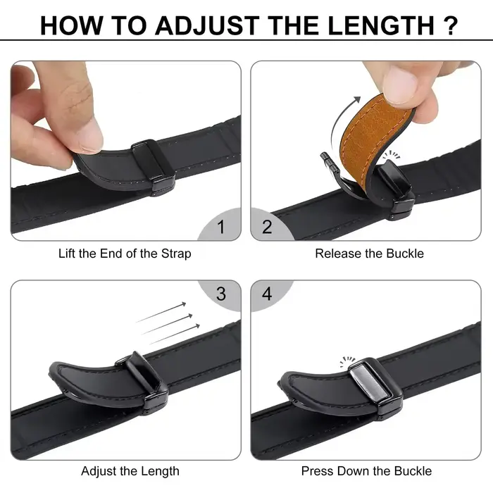 Bracelet en cuir et Silicone pour Apple Watch