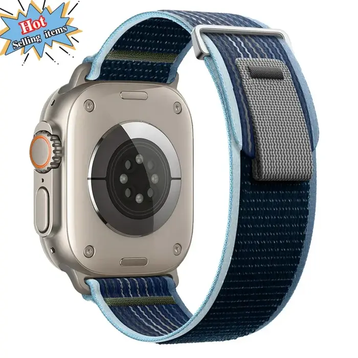Bracelet Trail Loop pour Apple Watch Ultra 2 49mm série 9 8 7 45mm 41mm bracelet de sport en Nylon p